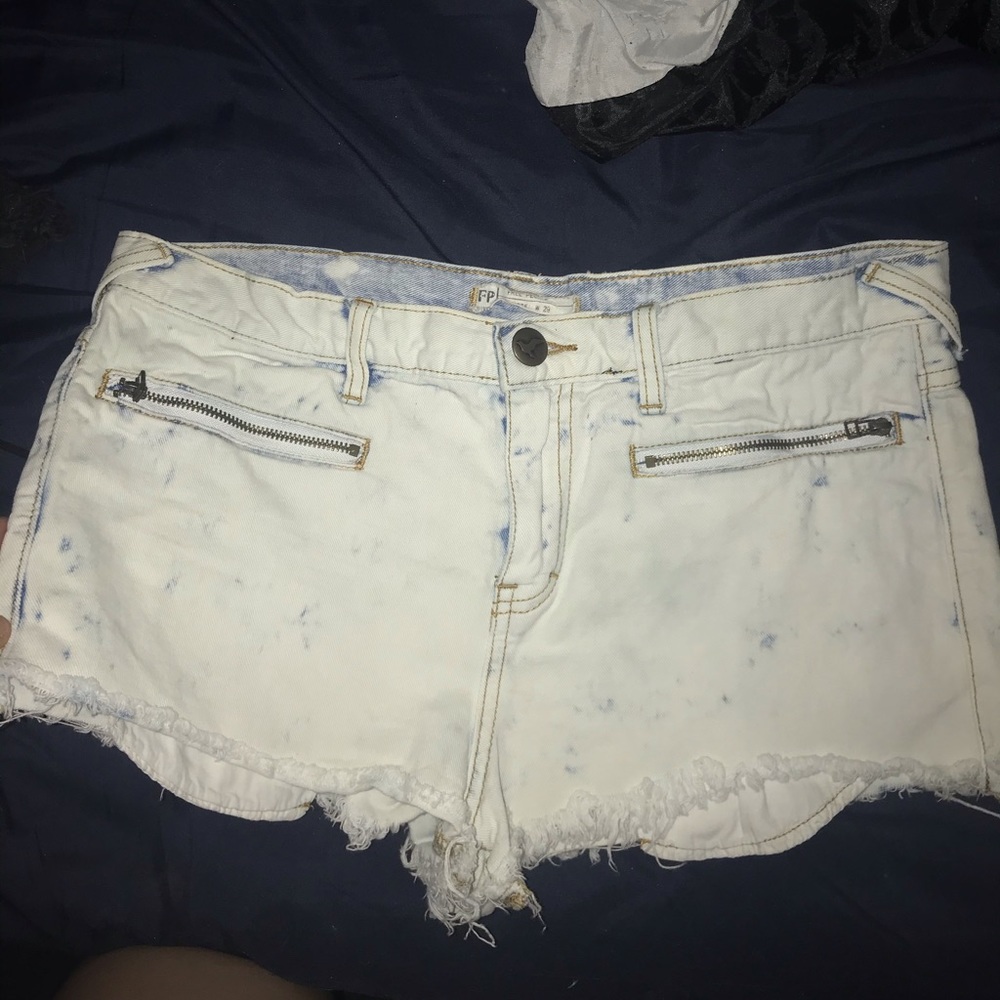 Free People Jean Cutoff Shorts